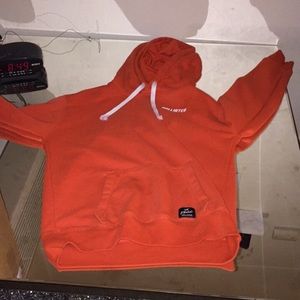 Orange hollister hoodie